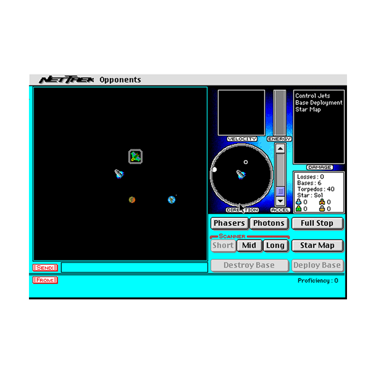 NetTrek for Macintosh