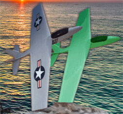 Sidewinder combat planes battling